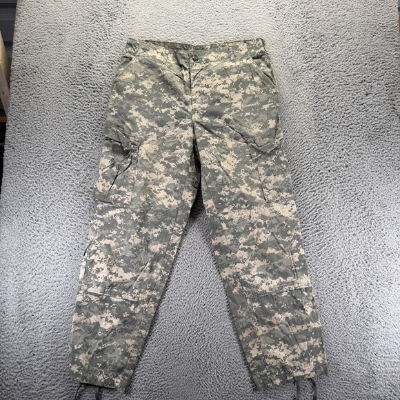US Army Other - US Army Pant Mens M Green Camouflage Cargo Straight Leg Military‎ Uniform Combat